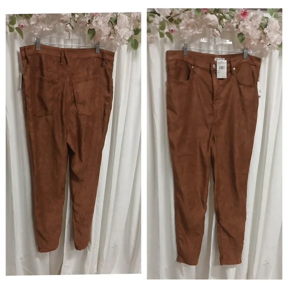 Good American Brown Ankle Pants - Picture 4 of 11